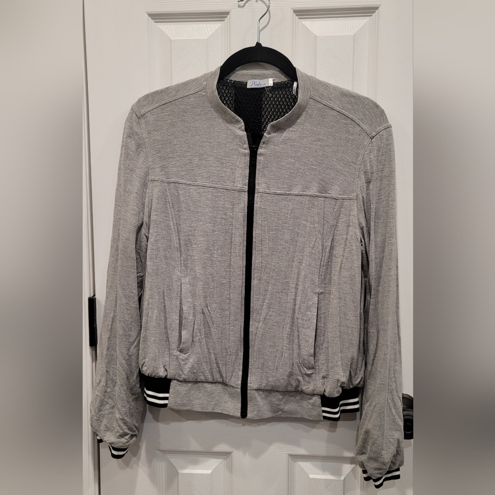 Sz Medium Abbeline Chiara Gray Cloth Jacket
